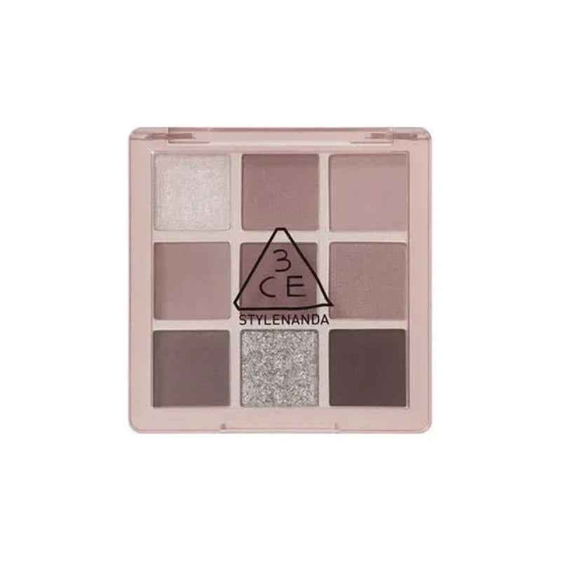 3CE Multi Eye Color Palette #A Shy Ash | Soft & Natural Eye Makeup - myernk