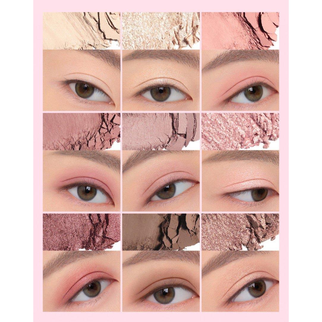 3CE Multi Eye Color Palette #Auto Focus | High-Pigment & Long-Lasting Eye Makeup - myernk